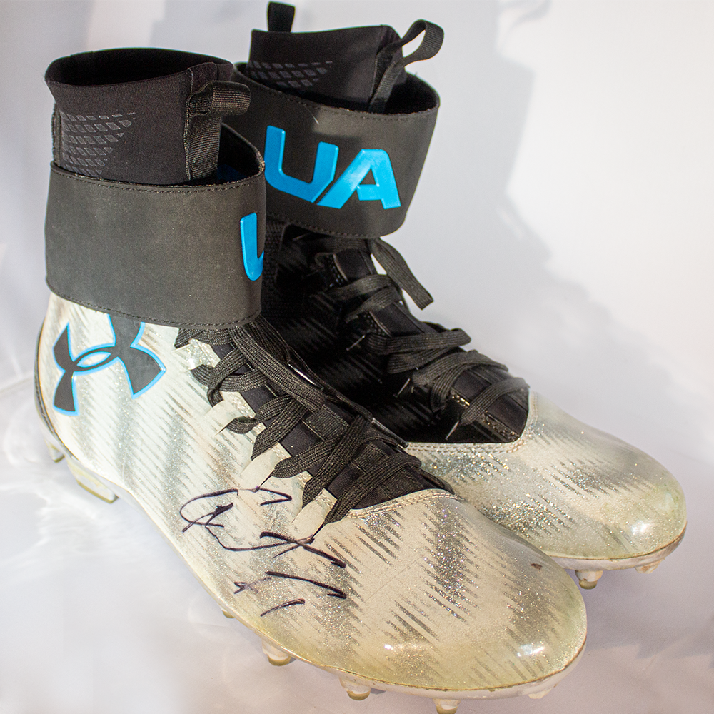 SIGNED Cam Newton Cleats from