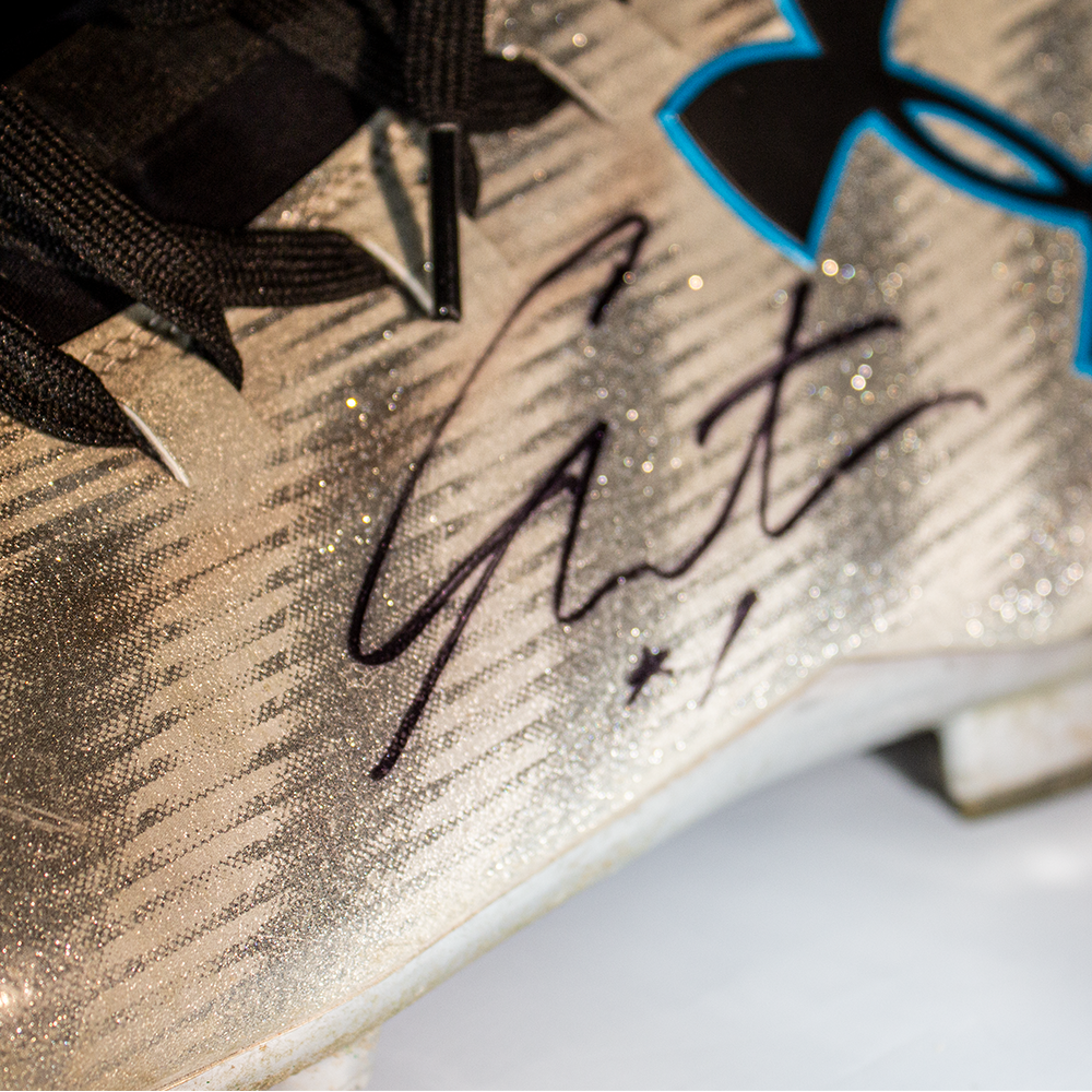 Cam newton under outlet armour cleats gold