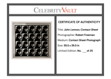 John Lennon Limited Edition Oversized Contact Sheet
