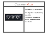 Ringo Starr and Paul McCartney Framed Fine Art Photograph