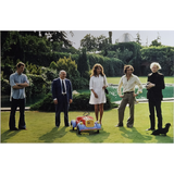 Andy Warhol, Paul Morrissey, Sophia Loren & Carlo Ponti at Villa Mandorli Limited Edition Oversized Fine Art Photograph - No. 4 of 25