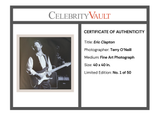 Eric Clapton Oversized Black & White Fine Art Photograph – Limited Edition