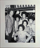 The Jackson 5 with Joseph Jackson Matted Fine Art Photograph