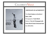 Rock Hudson Fine Art Photograph with Frank Worth Estate Embossed Seal