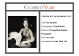 Ava Gardner Limited Edition Vintage Silver Gelatin Photograph - No. 37 of 195