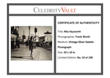Rita Hayworth Limited Edition Vintage Silver Gelatin Photograph - No. 19 of 195
