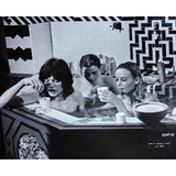 Mick Jagger, Anita Pallenberg, and Michele Breton Fine Art Photograph with Movie Star News Embossed Seal