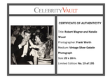 Natalie Wood & Robert Wagner Limited Edition Vintage Silver Gelatin Fine Art Photograph - No. 19 of 195