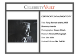Tony Bennett Limited Edition Fine Art Photograph- No. 2 of 50