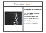 Tony Bennett Limited Edition Fine Art Photograph