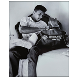 Muhammad Ali Fine Art Photograph with Globe Archives Embossed Seal