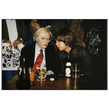 Andy Warhol & Mick Jagger Limited Edition Oversized Fine Art Photograph - No. 2/30, 5/30, 6/50