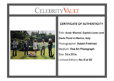 Andy Warhol, Sophia Loren & Carlo Ponti Limited Edition Fine Art Photograph - No. 5 of 25