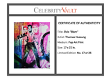 Elvis "Blam" Limited Edition Pop Art Print - No. 17 of 25