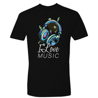I Love Music T-Shirt (Unisex)