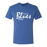 Keeping the Blues Alive Logo T-Shirt (Unisex) - Vintage Royal