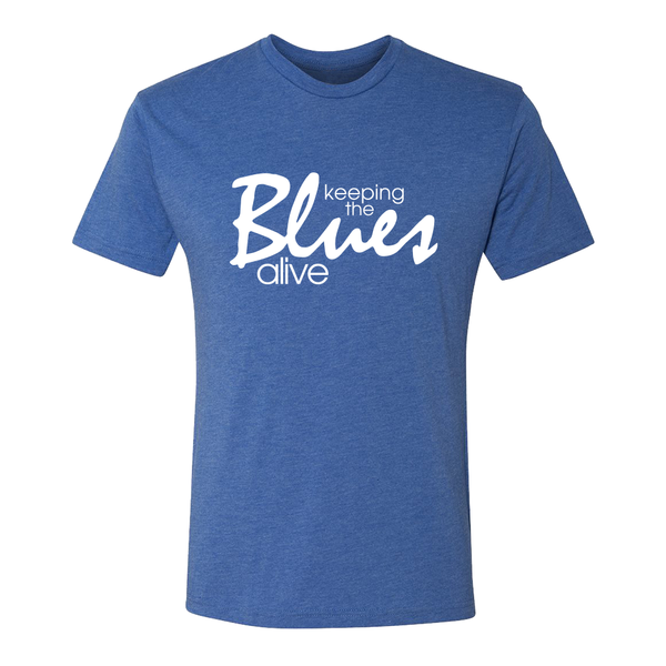 Keeping the Blues Alive Logo T-Shirt (Unisex) Vintage Royal
