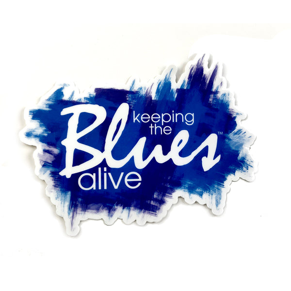 Keeping the Blues Alive Sticker