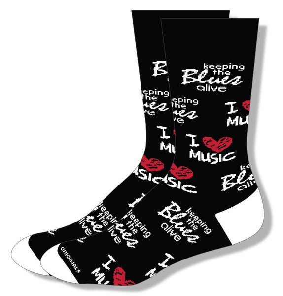 KTBA I Love Music Socks